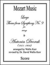 Largo Theme from Symphony No. 9 Orchestra sheet music cover